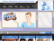 Tablet Screenshot of harbour-orthodontics.co.uk